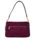 Tabby Soft Shoulder Bag, £175, Handbags, Purple, Leather/Suede, Back view